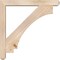 Ekena Millwork Imperial Craftsman Smooth Bracket w/ Offset Brace, Douglas Fir, 5 1/2"W x 38"D x 38"H BKT0604X38X38IMP04SDF - alternate 2